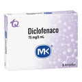 DICLOFENACO MK AMPOLLAS 75MG/3ML CAJA X 5 UNDS