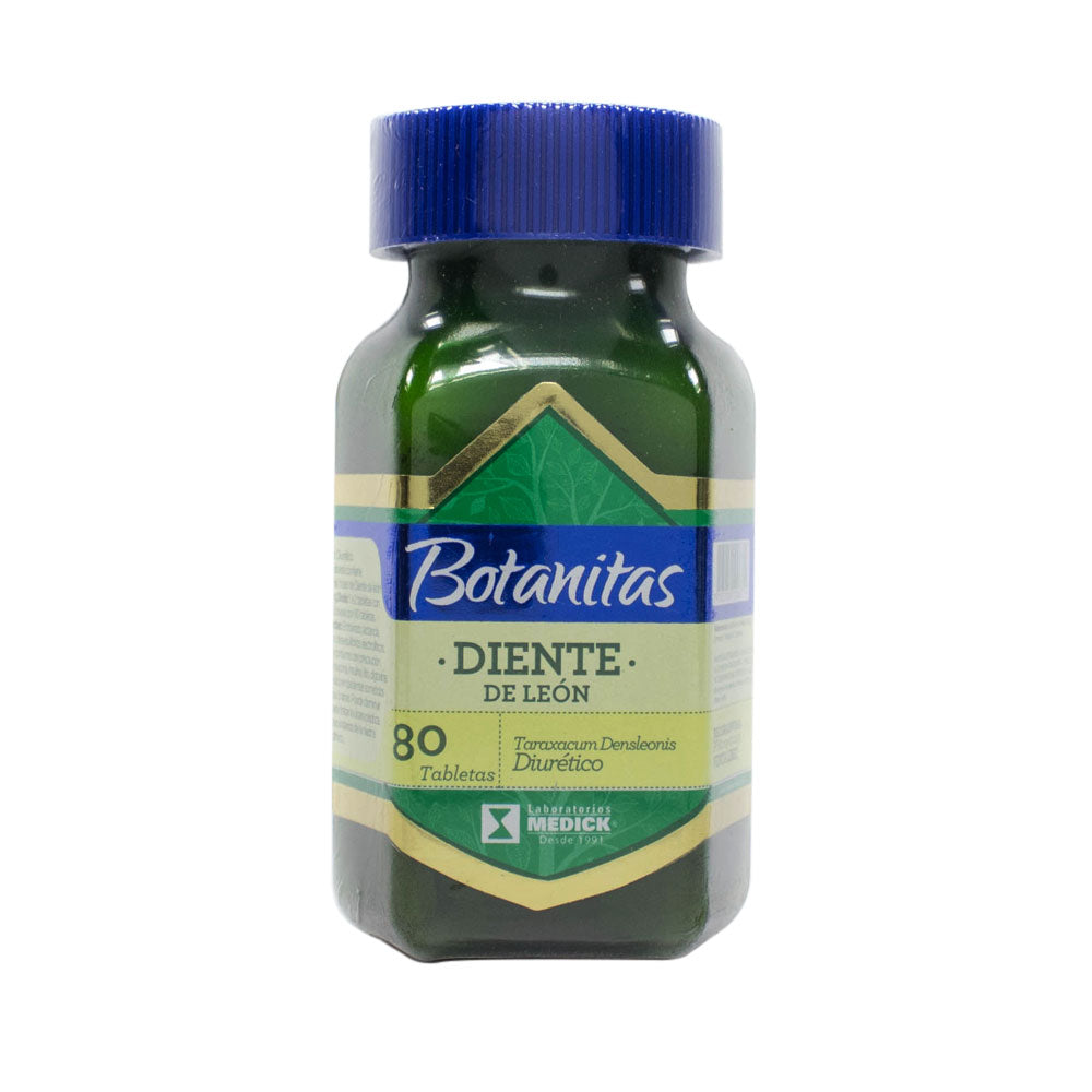 DIENTE DE LEON BOTANITAS TABLETAS 500 MG FRASCO X 80 UNDS