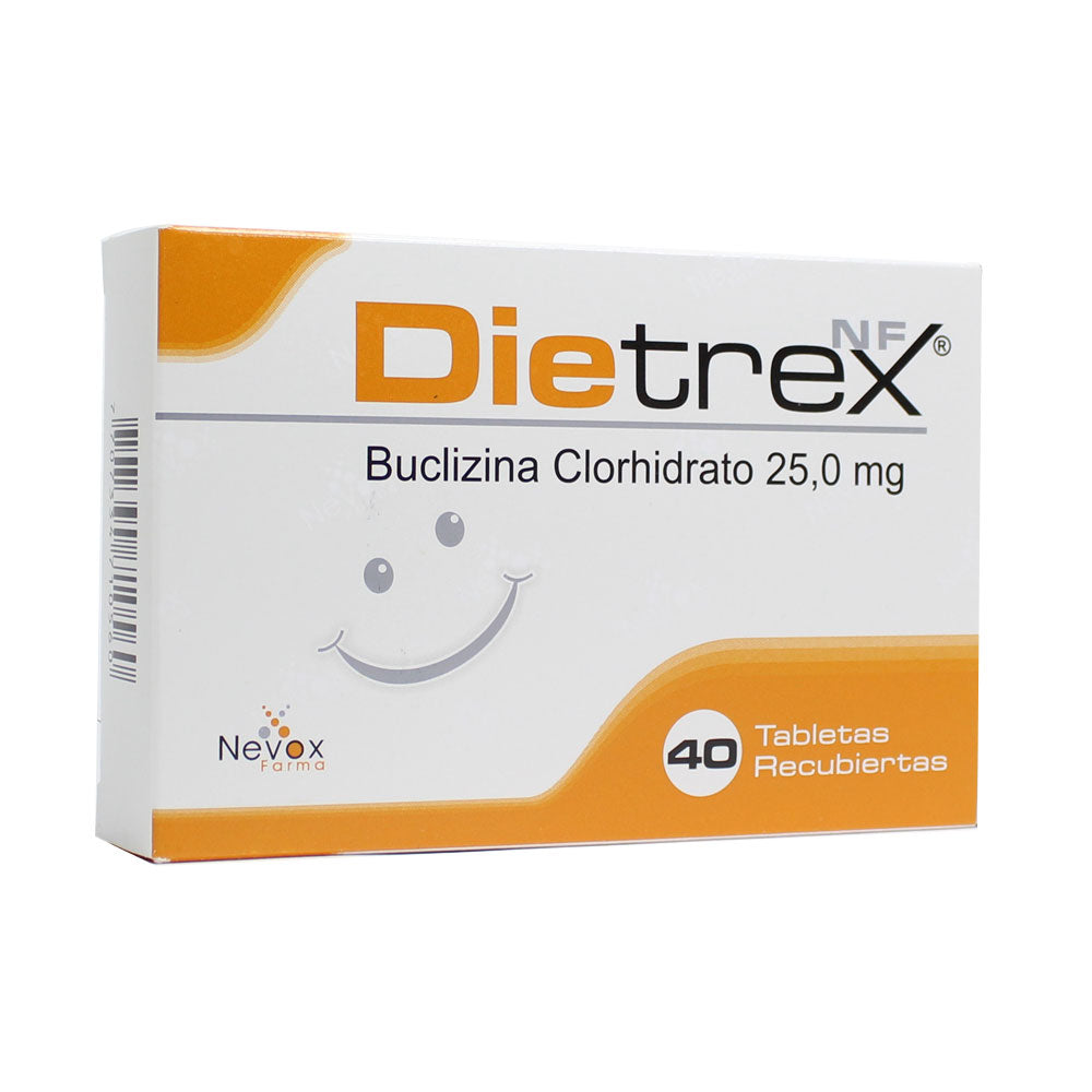 DIETREX TABLETAS 25 MG CAJA X 40 UNDS