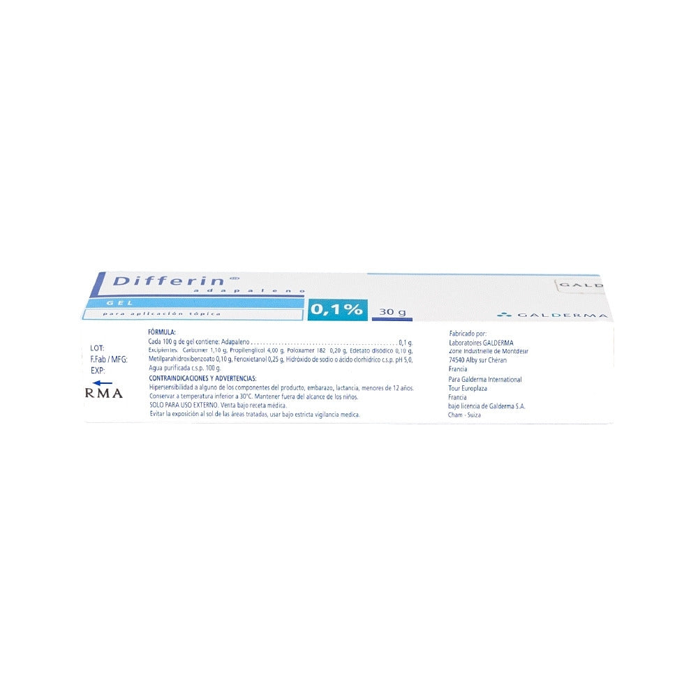 DIFFERIN GEL 0.1% CAJA 30 G