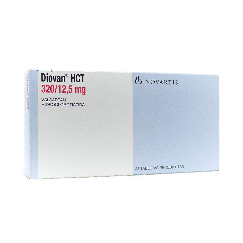 DIOVAN HCT TABLETAS 320MG/12.5 MG CAJA X 28 UNDS