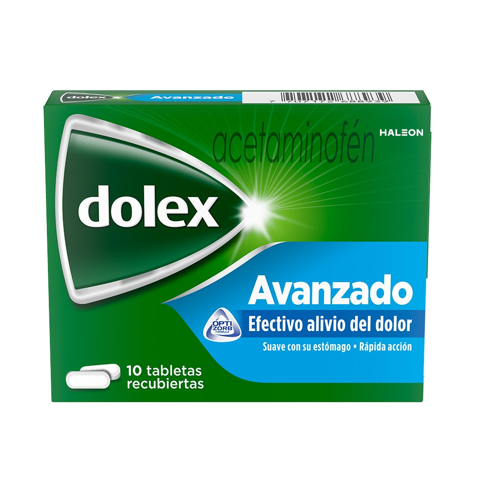 DOLEX AVANZADO TABLETAS CAJA X 10 UNDS