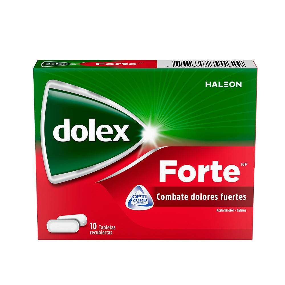 DOLEX FORTE NF TABLETA 500MG/65MG CAJA X 10 UNDS