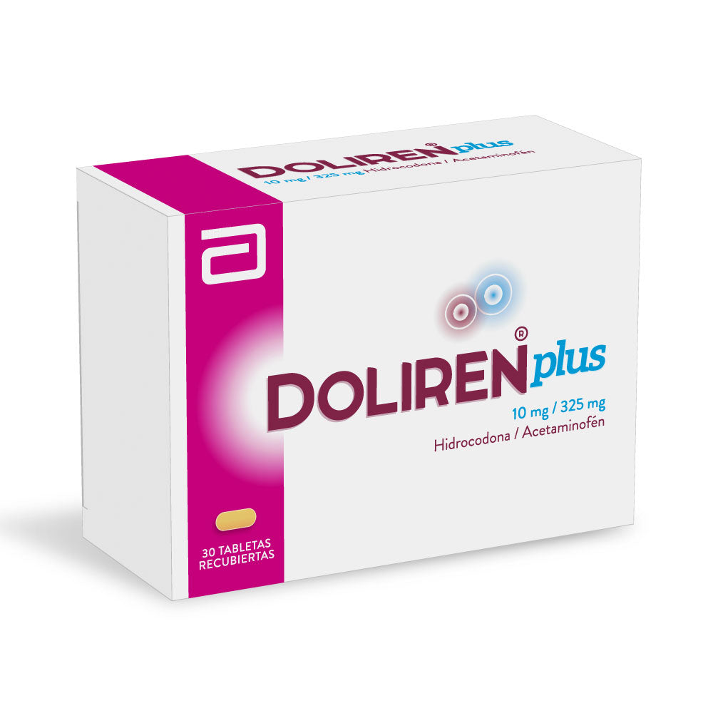 DOLIREN PLUS TABLETAS RECUBIERTAS 10MG/325MG CAJA X 30 UNDS