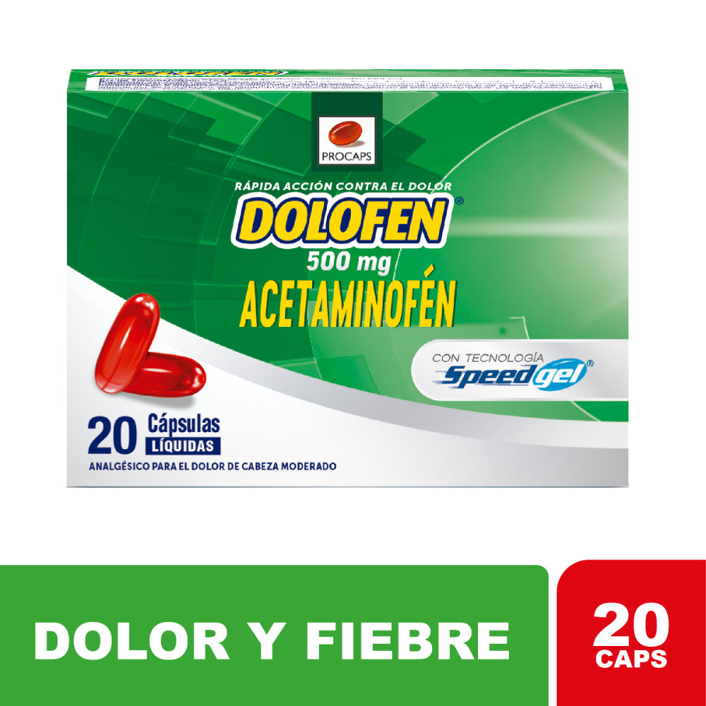DOLOFEN CAPSULAS 500 MG CAJA X 20 UNDS