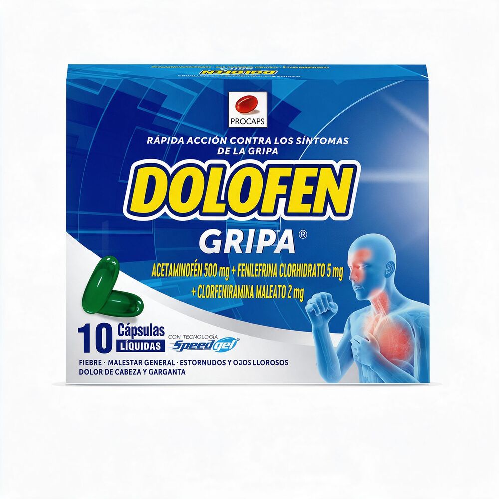 DOLOFEN GRIPA CBG CAPSULAS BLANDAS CAJA X 10 UNDS