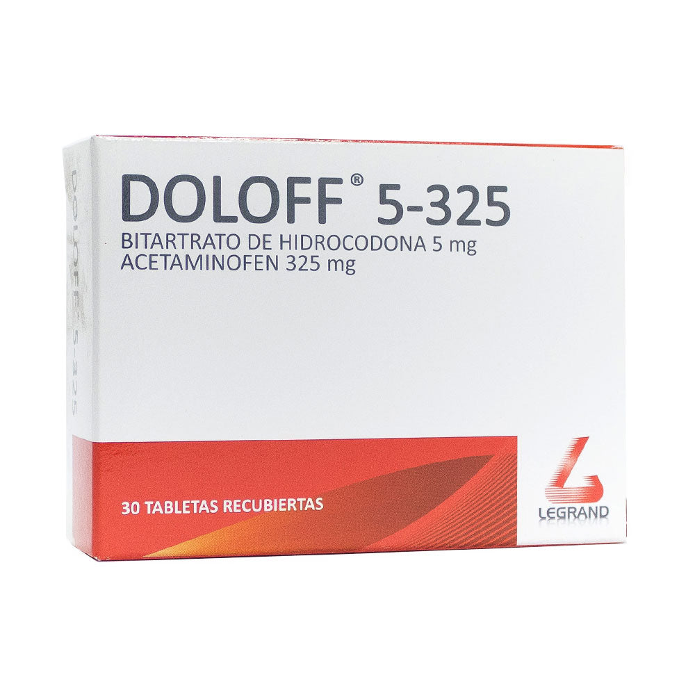 DOLOFF TABLETAS 5-325MG CAJA X 30 UNDS