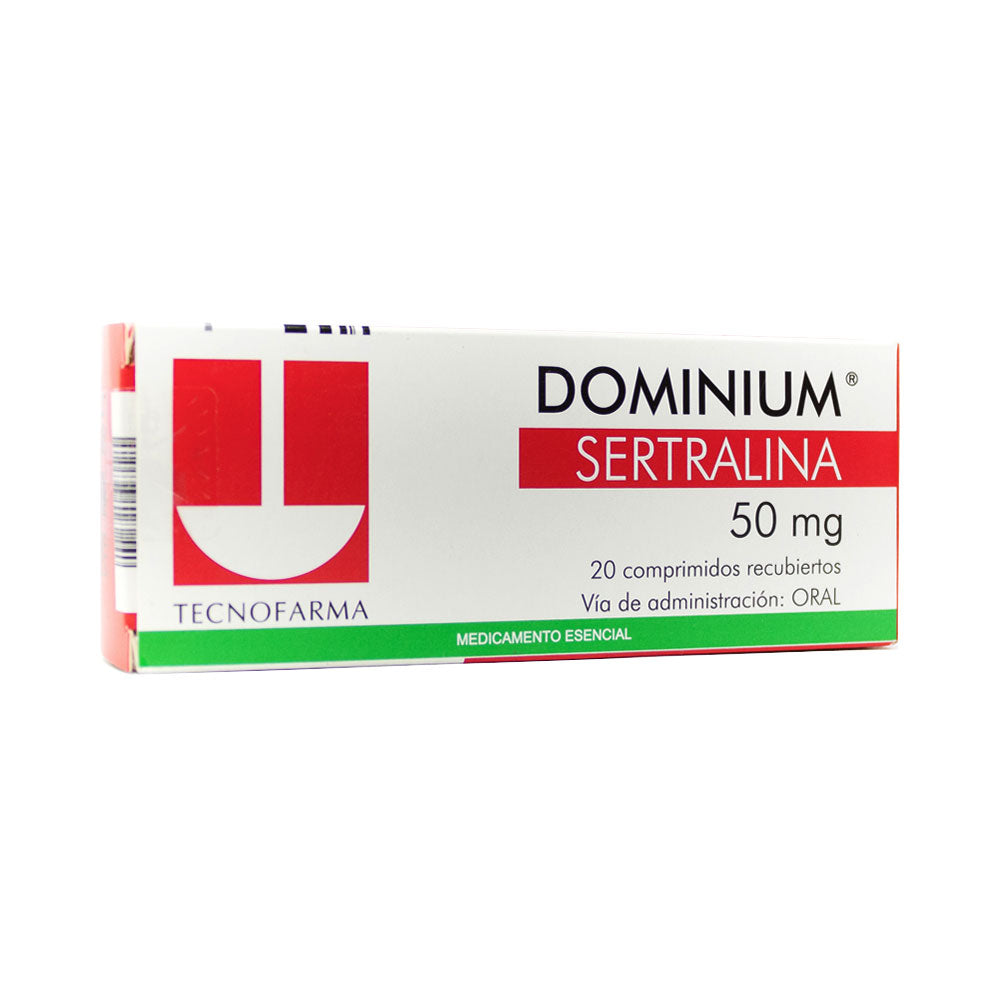 DOMINIUM CAPSULAS 50 MG CAJA X 20 UNDS