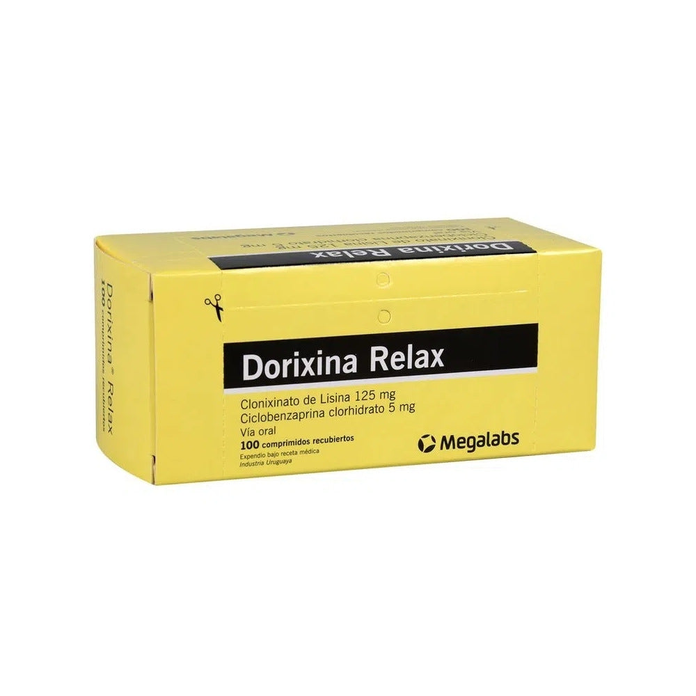 DORIXINA RELAX COMPRIMIDOS 125 MG/5 MG CAJA X 100 UNDS