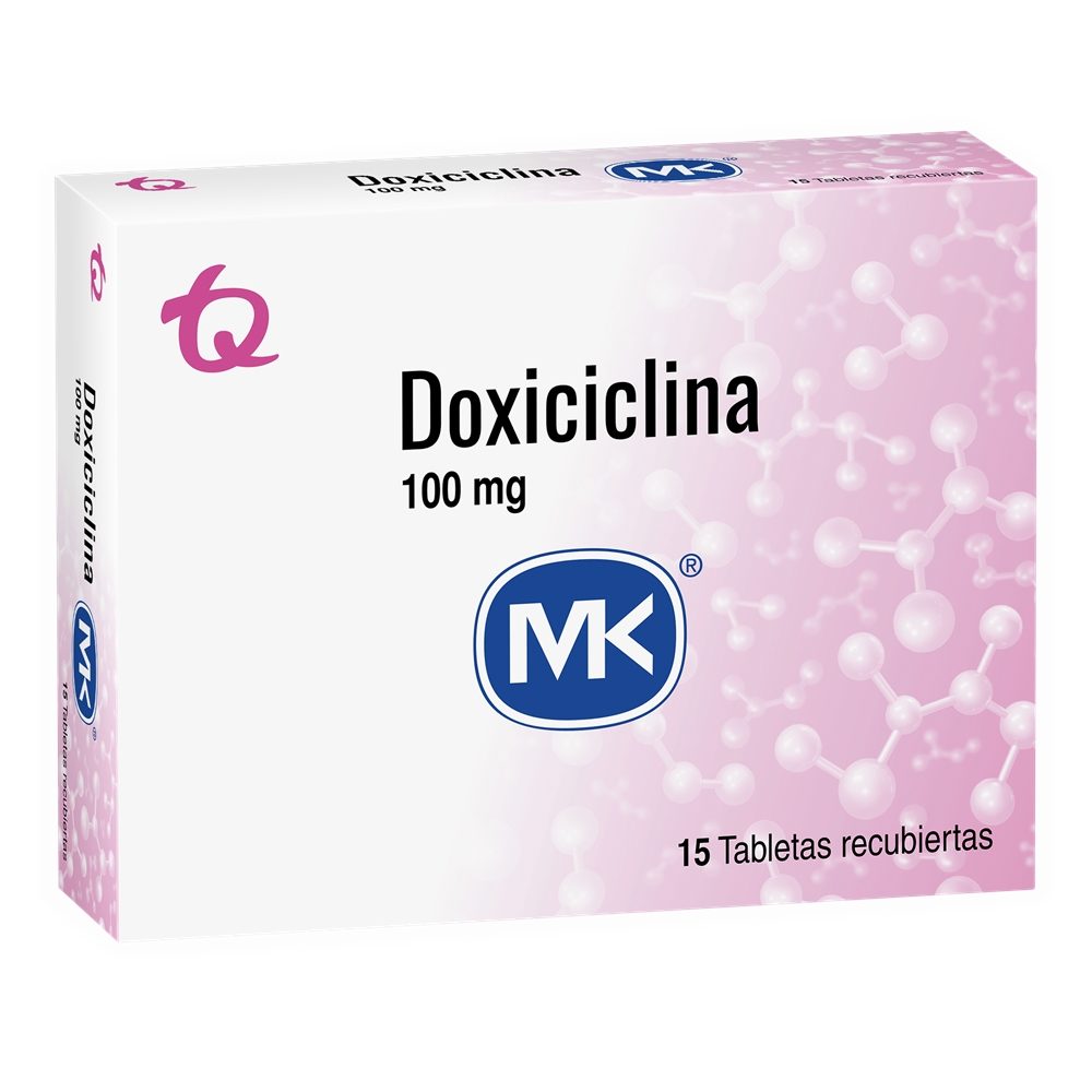 DOXICICLINA MK TABLETAS 100 MG CAJA X 15 UNDS