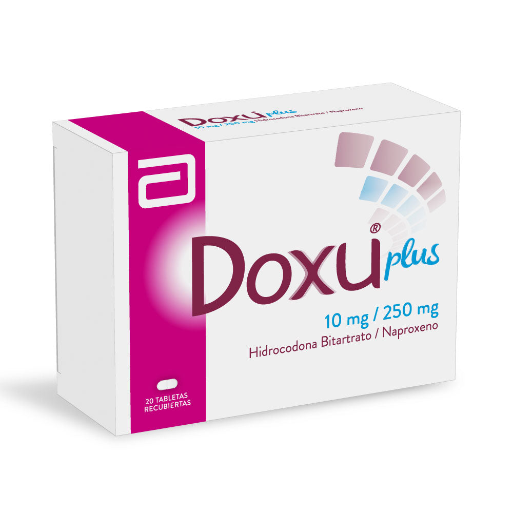 DOXU PLUS TABLETAS 10MG/250MG CAJA X 20 UNDS