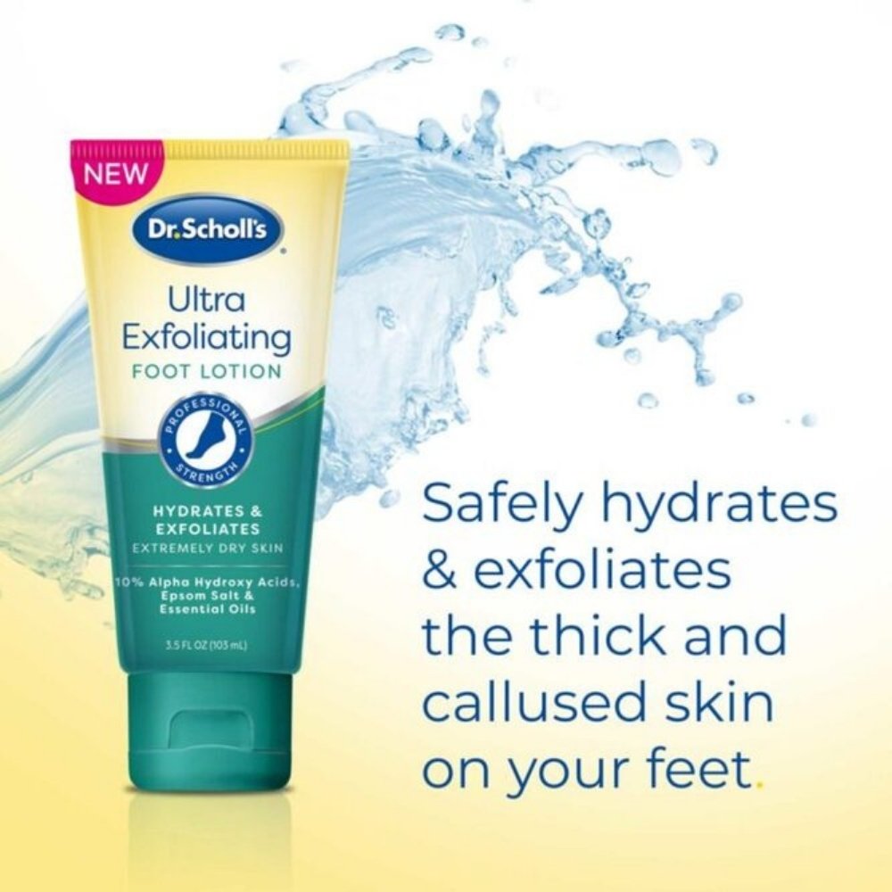 DR SCHOLL´S CREMA ULTRA EXFOLIANTE HIDRATANTE PARA PIES FRASCO 99 G