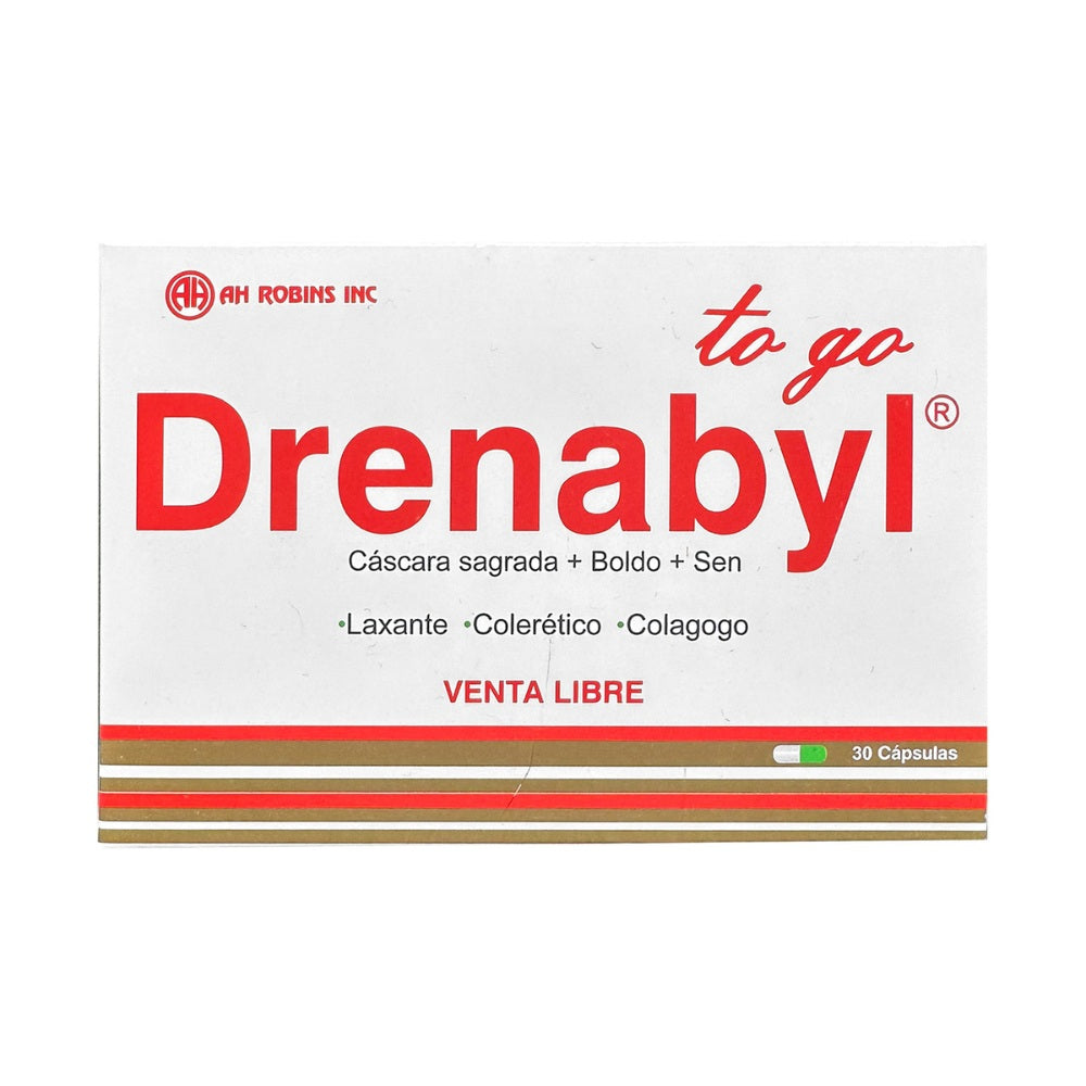 DRENABYL TO GO CAPSULA DURA CAJA X 30 UNDS