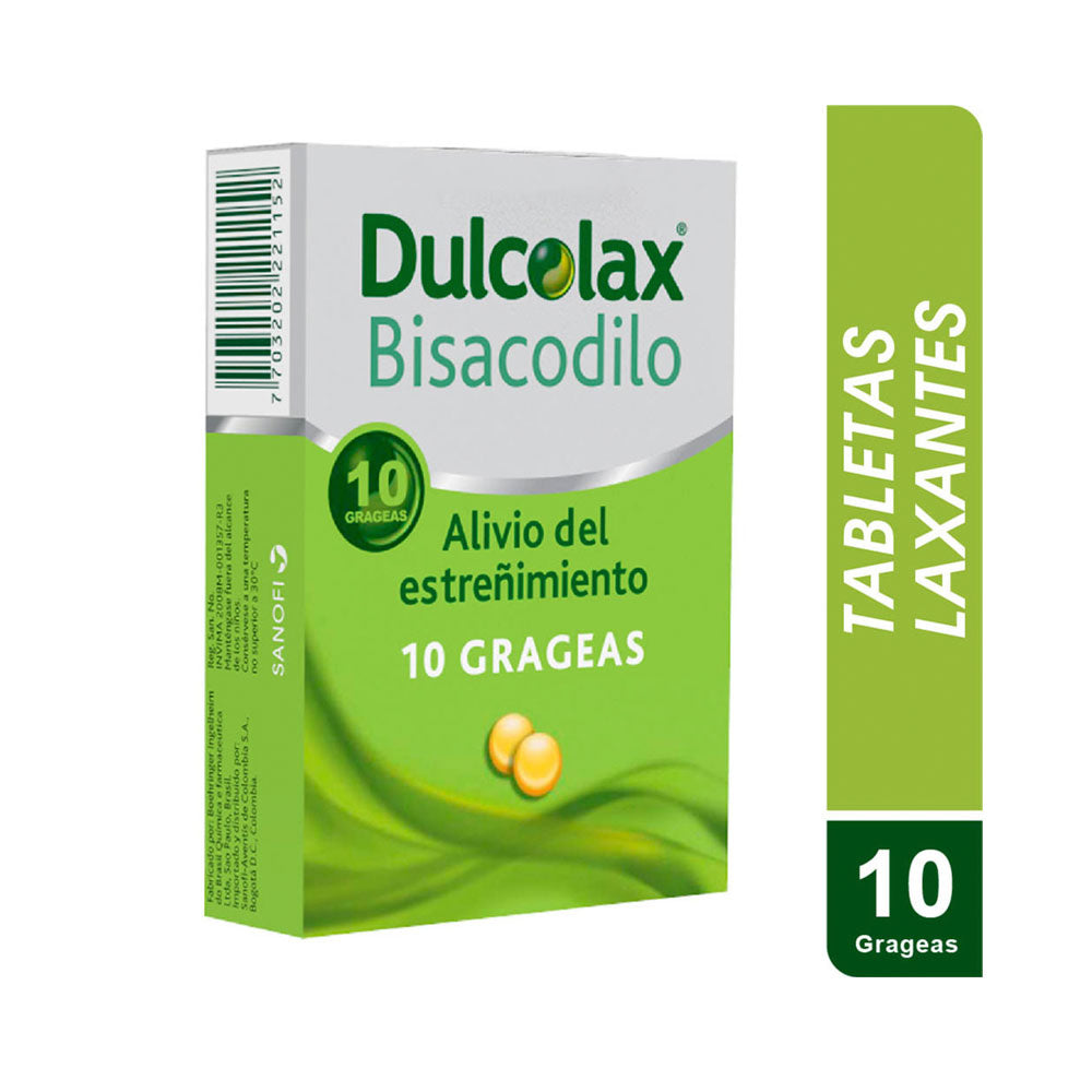 DULCOLAX GRAGEAS 5 MG CAJA X 10 UNDS