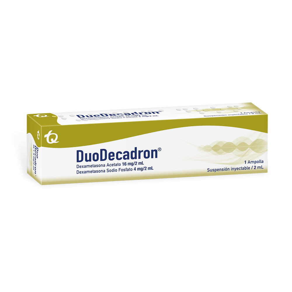 DUO-DECADRON AMPOLLA 16+4 MG CAJA 1 X 2 ML