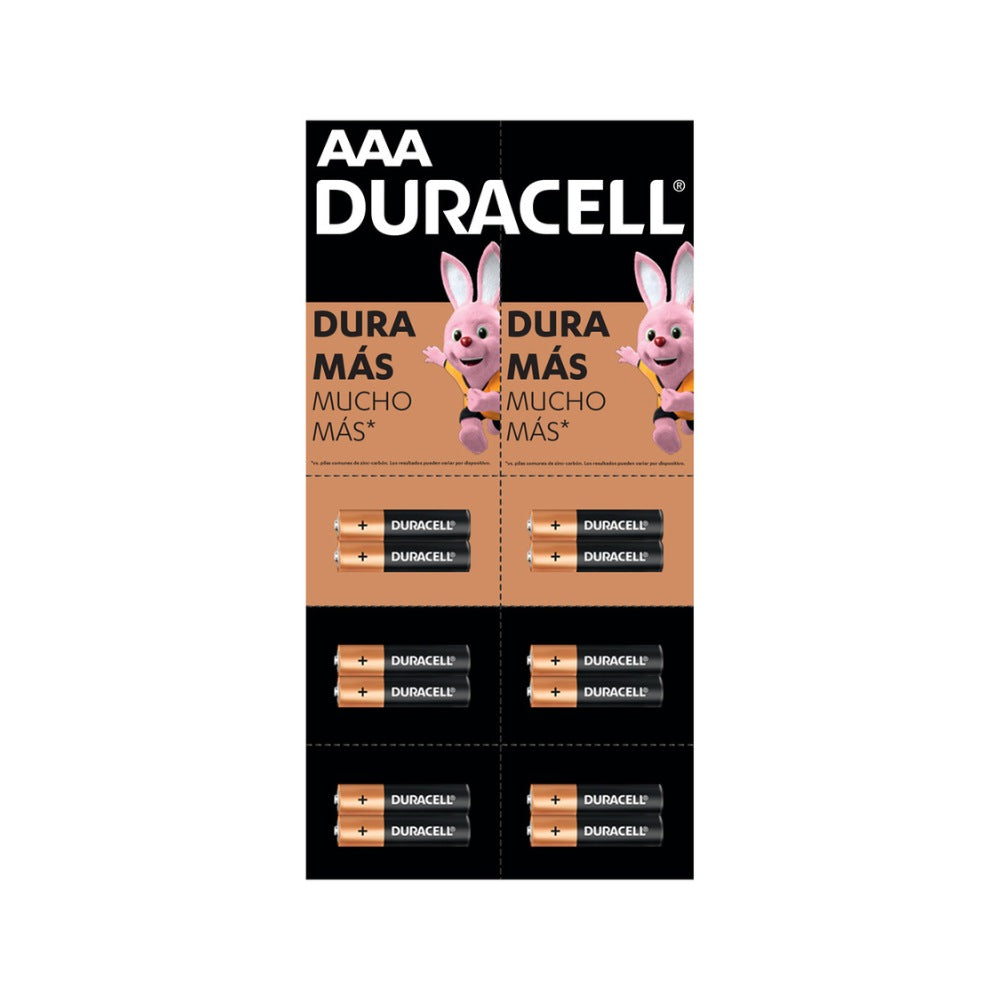 DURACELL HANGING PILA AAA X 6 PARES
