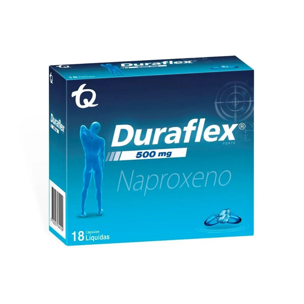 DURAFEX CAPSULAS 500 MG CAJA X 18 UNDS
