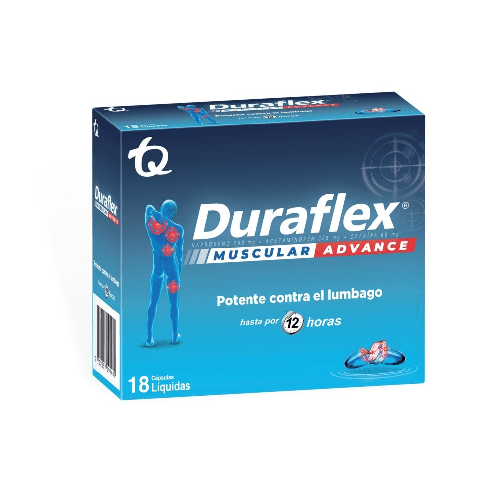 DURAFLEX MUSCULAR ADVANCE CAPSULAS CAJA X 18 UNDS