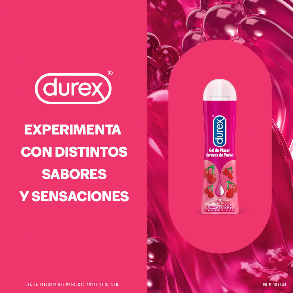 DUREX PLACER GEL CEREZA FRASCO 50 ML