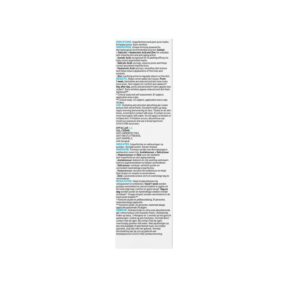 EFFACLAR A-Z LA ROCHE POSAY GEL-CREMA FRASCO 40 ML