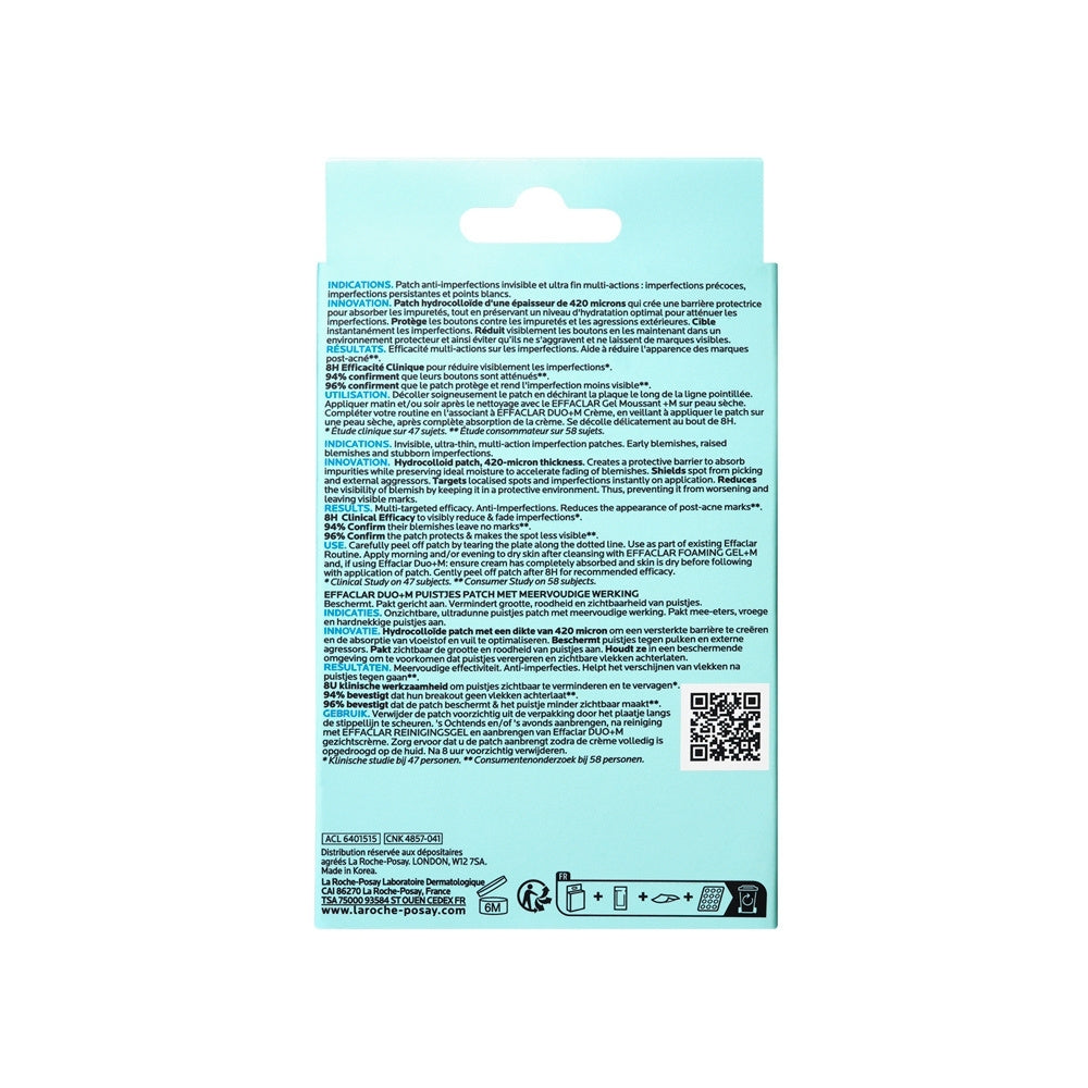 EFFACLAR DUO+M LA ROCHE POSAY PARCHES CAJA X 22 UNDS