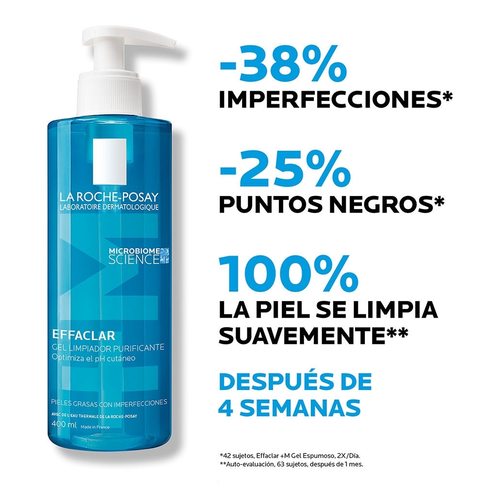 EFFACLAR GEL LA ROCHE POSAY FRASCO 400 ML