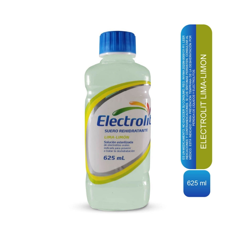ELECTROLIT LIMA/LIMON SOLUCION ORAL FRASCO 625 ML