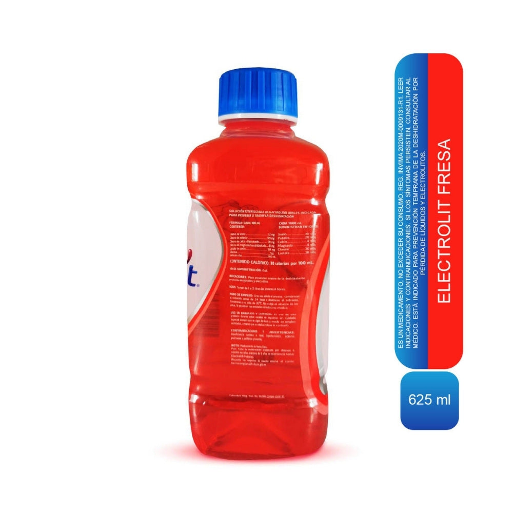 ELECTROLIT SOLUCION ORAL FRESA FRASCO 625 ML