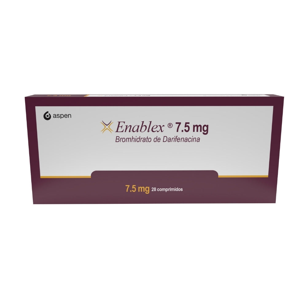 ENABLEX (RG) COMPRIMIDOS 7.5 MG CAJA X 28 UNDS