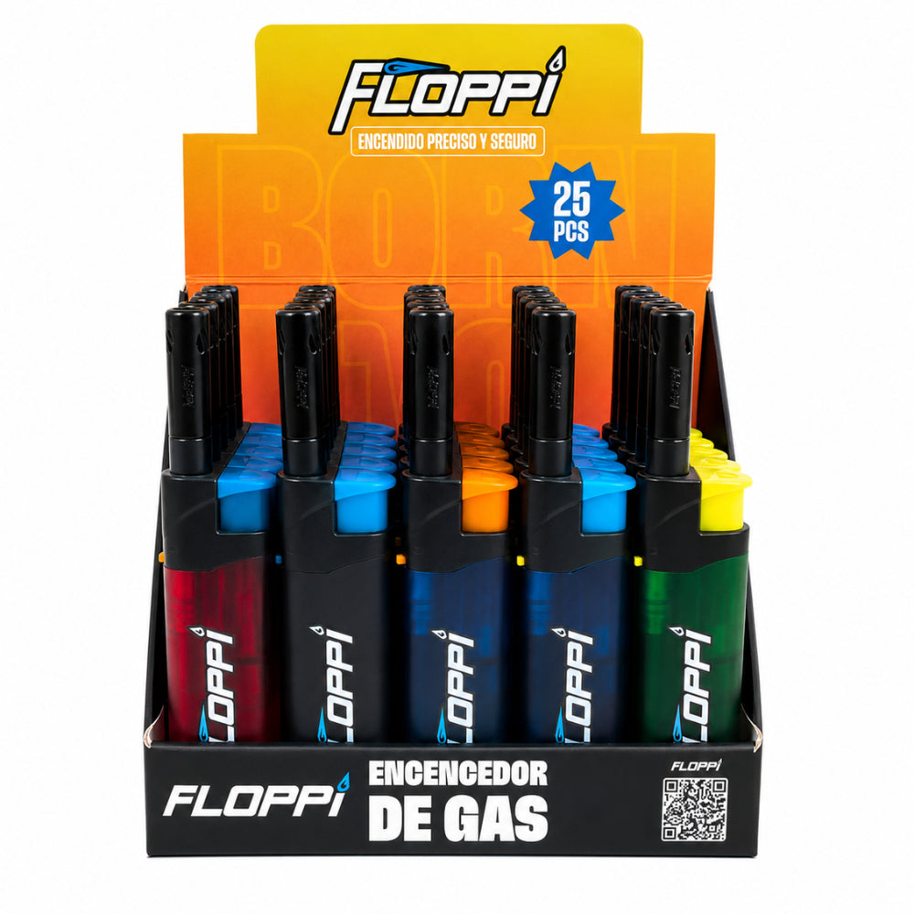 ENCENDEDOR DE GAS FLOPPI SURTIDO X 1 UND