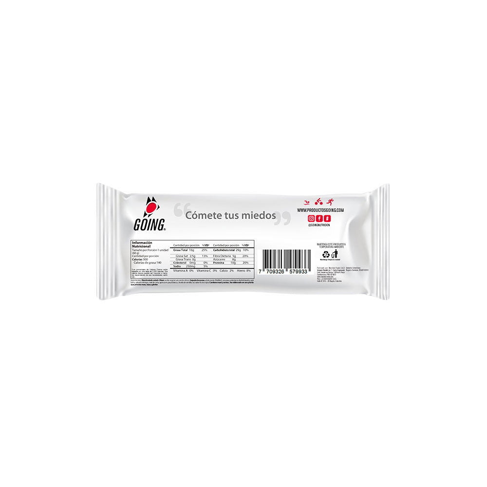 ENDURANCE GOING CON PROTEINA FRUTOS ROJOS BARRA X 1 UND