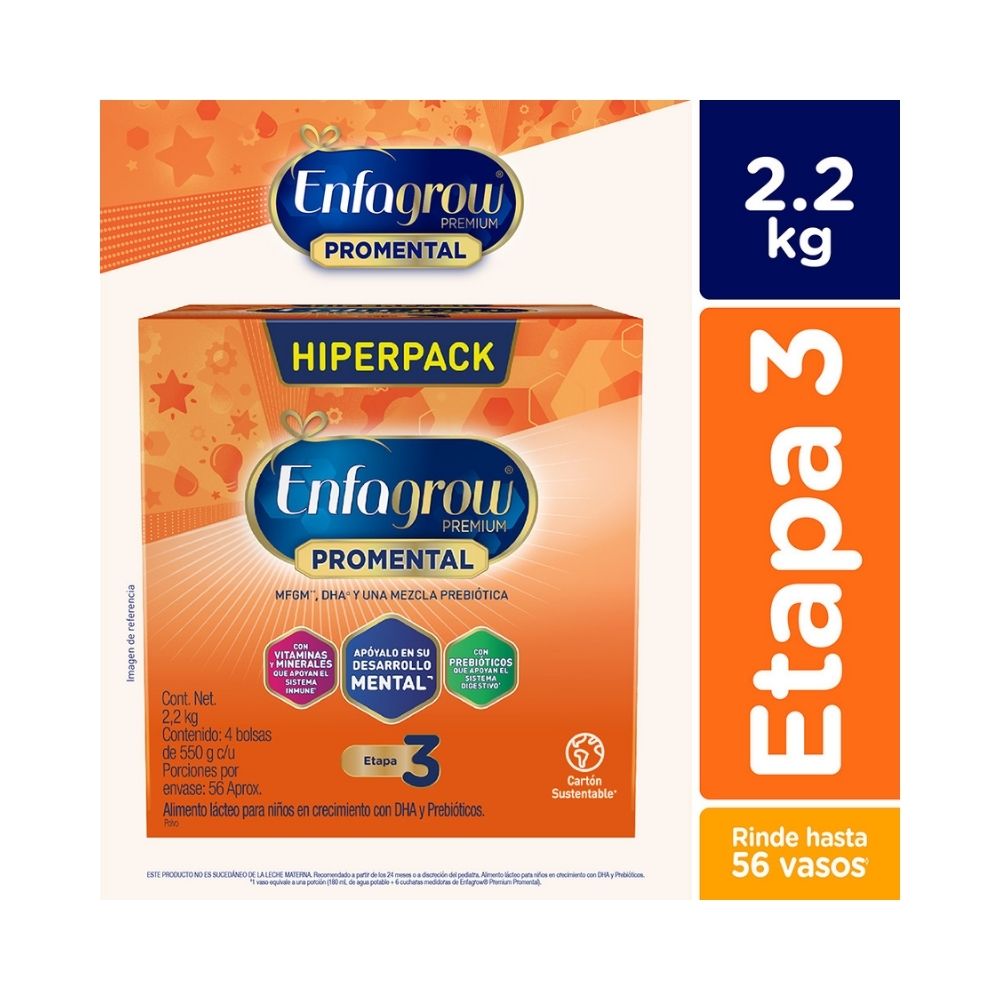 ENFAGROW PREMIUM PROMENTAL ETAPA 3 CAJA 2200G