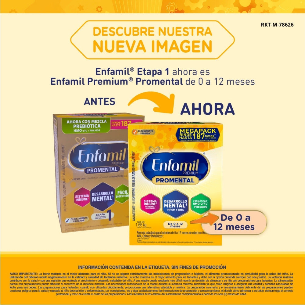 ENFAMIL PREMIUM PROMENTAL 0-12 MESES CAJA 1650 G