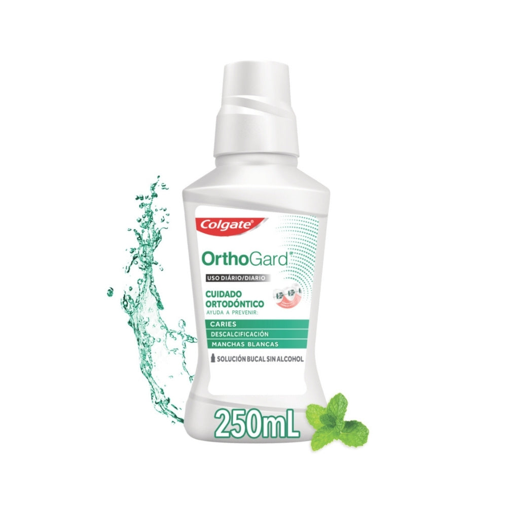 ENJUAGUE BUCAL COLGATE ORTHOGARD ORTODONCIA FRASCO 250 ML