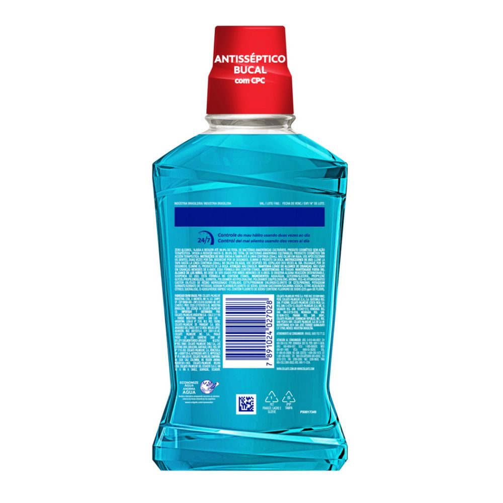 ENJUAGUE BUCAL COLGATE PLAX ICE INFINITY FRASCO 250 ML