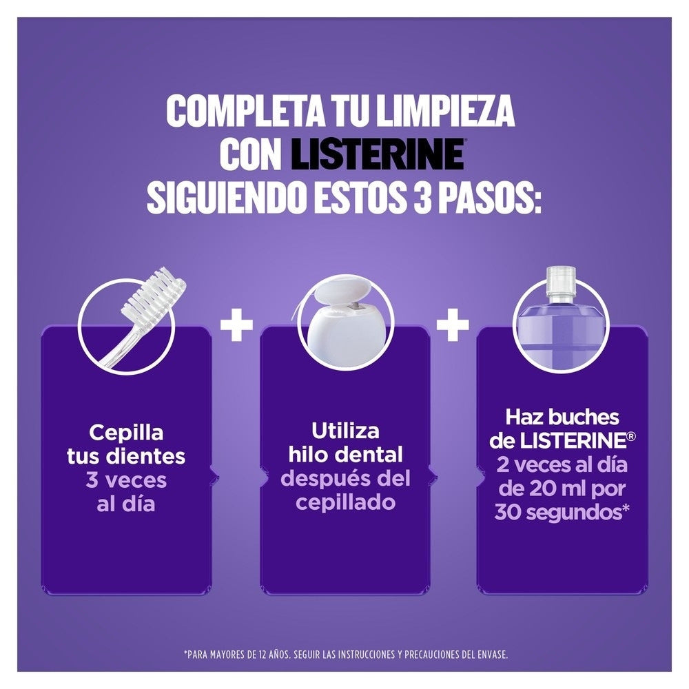 ENJUAGUE BUCAL LISTERINE CUIDADO TOTAL FRASCO 180 ML