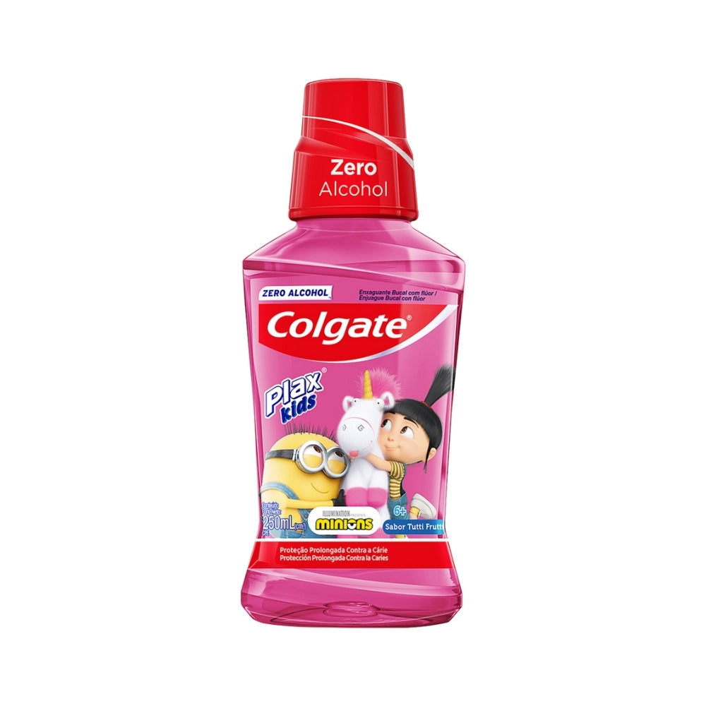 ENJUAGUE BUCAL NIÑOS COLGATE PLAX KIDS AGNES AND FLUFFY FRASCO 250 ML