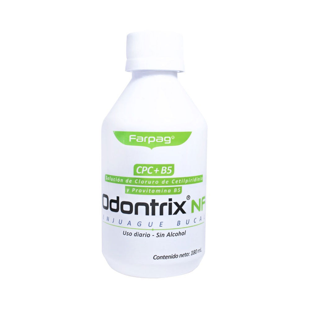 ENJUAGUE BUCAL ODONTRIX NF CPC+B5 FRASCO 180 ML