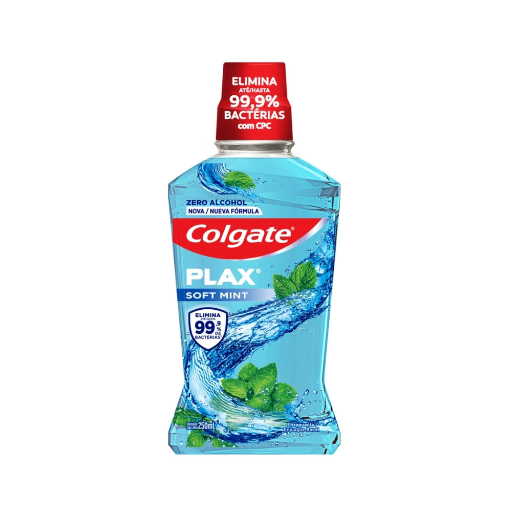 ENJUAGUE BUCAL PLAX SOFT MINT FRASCO 250 ML