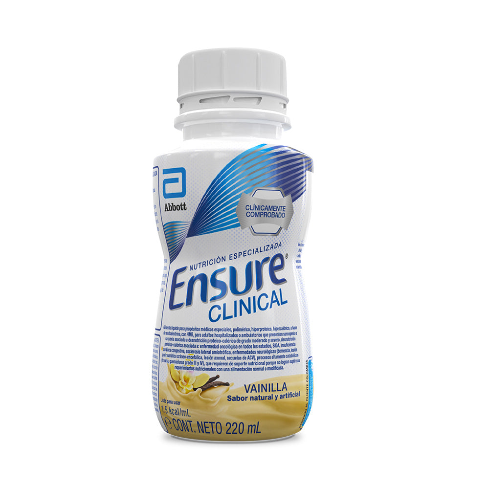 ENSURE CLINICAL LIQUIDO VAINILLA FRASCO 220 ML