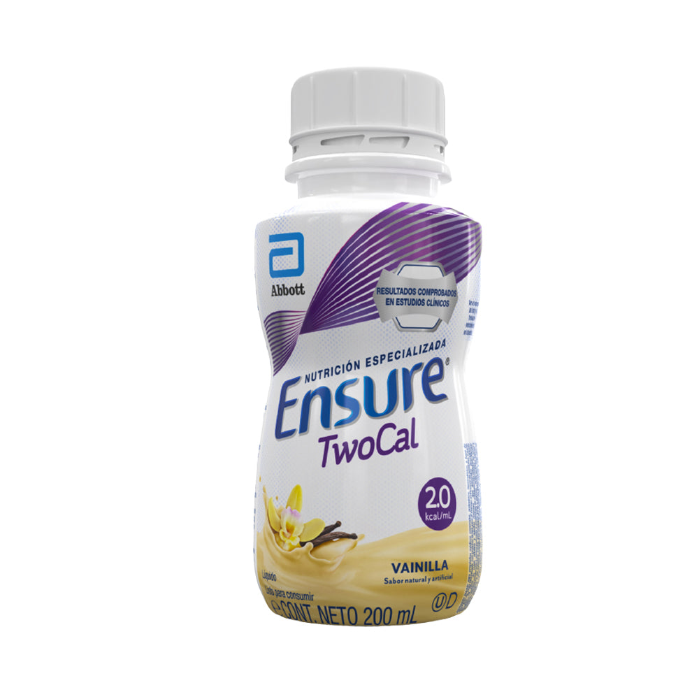 ENSURE TWOCAL 2.0 SOLUCION ORAL VAINILLA FRASCO 200 ML