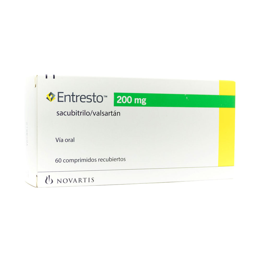 ENTRESTO (RG) TABLETAS 200 MG CAJA X 60 UNDS