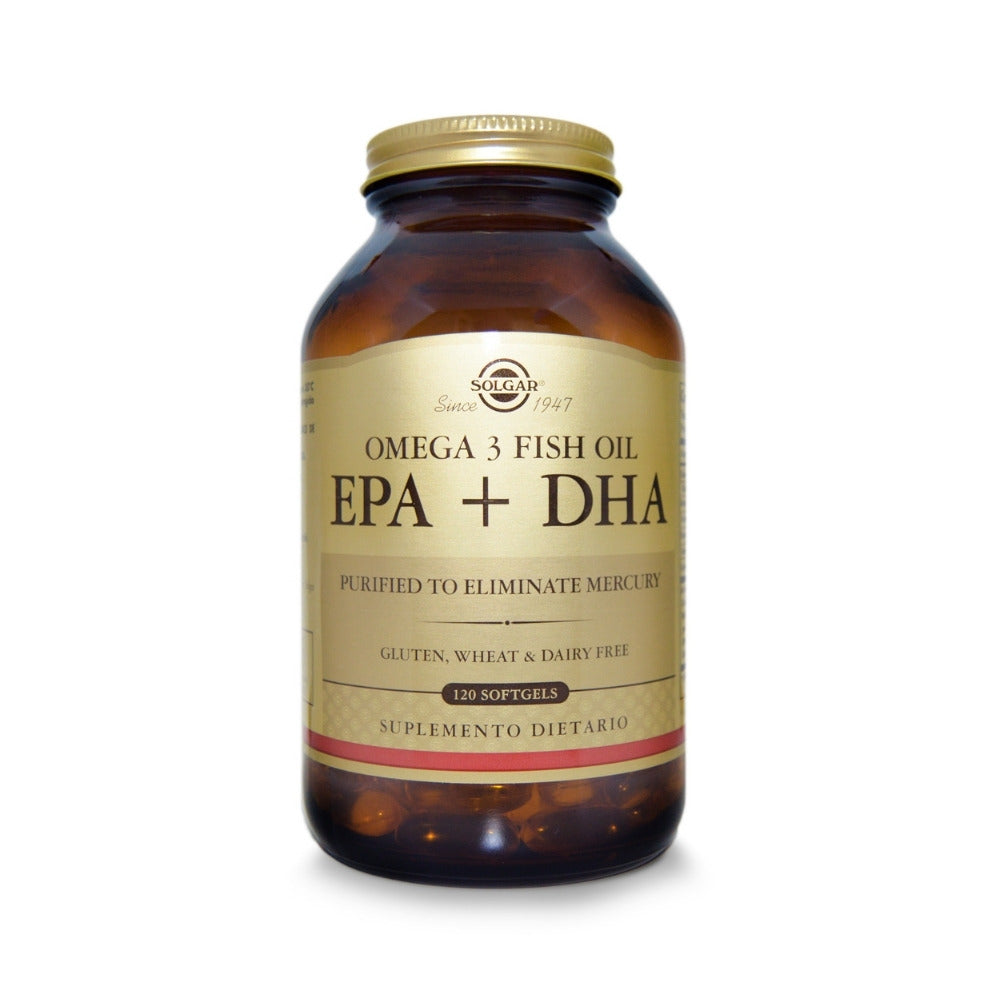 EPA + DHA SOLGAR CAPSULAS BLANDAS 1000 MG FRASCO X 120 UNDS