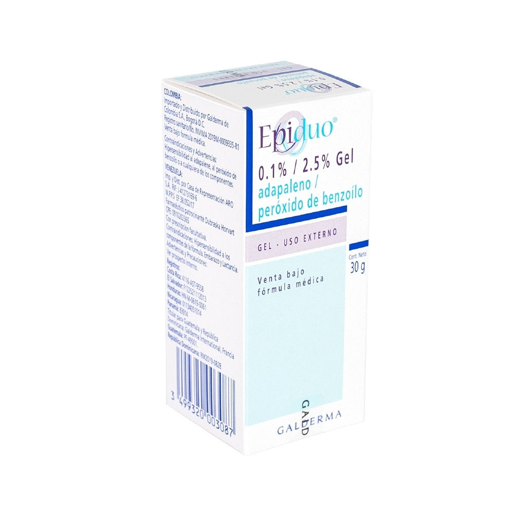 EPIDUO GEL 0.1% / 2.5% CAJA 30 G