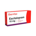 ESCITALOPRAM GENFAR TABLETAS 10 MG CAJA X 28 UNDS