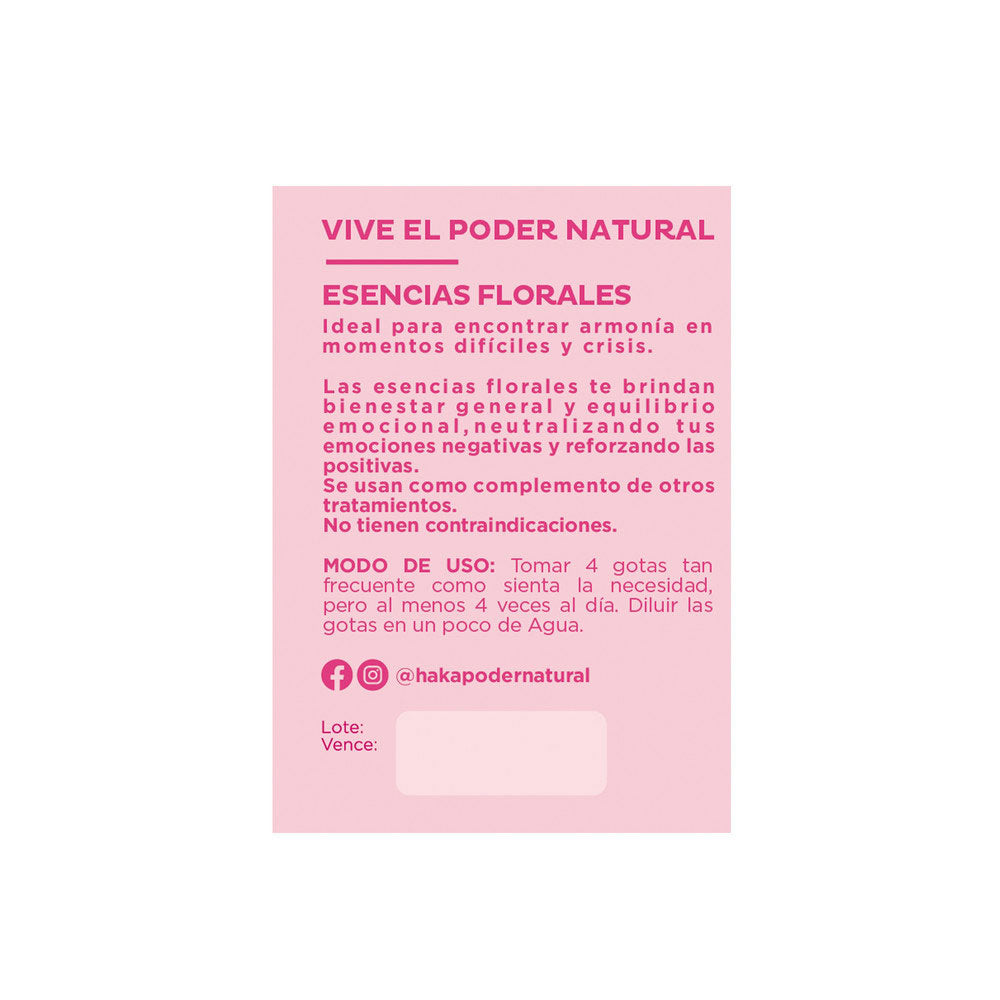 ESENCIA FLORAL HAKA RESCATE FRASCO 30 ML