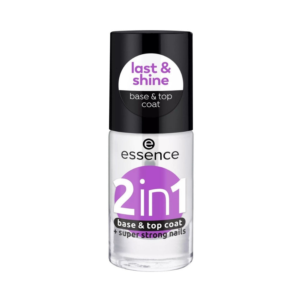 ESMALTE ESSENCE 2 EN 1 BASE TOP COAT FRASCO 8 ML