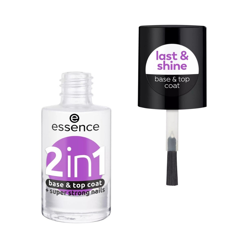 ESMALTE ESSENCE 2 EN 1 BASE TOP COAT FRASCO 8 ML