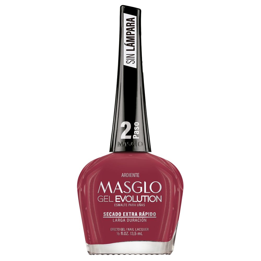 ESMALTE MASGLO GEL EVOLUTION ARDIENTE FRASCO 13.5 ML