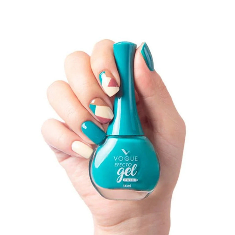 ESMALTE VOGUE EFECTO GEL CANCUN FRASCO 14 ML